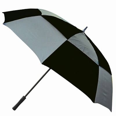 Double canopy golf umbrella