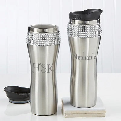 Glitz and Glam Personalized Stainless Steel Tumbler