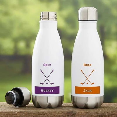 Golf Personalized Insulated Water Bottle