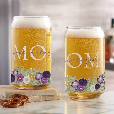 Personalized Beer Glass for Mom