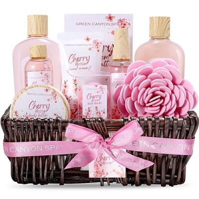 Cherry Blossom Spa Gift Basket