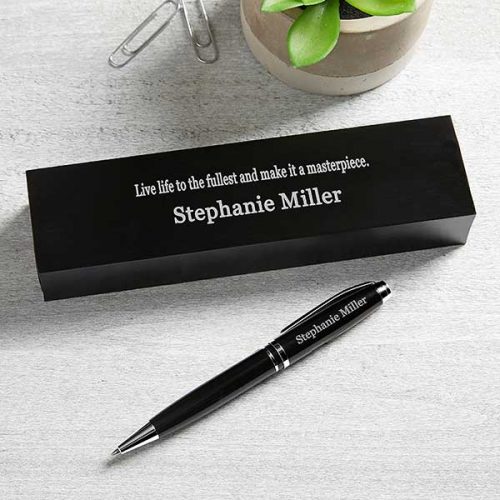 10 Quotes Personalized Aluminum Pen Set
