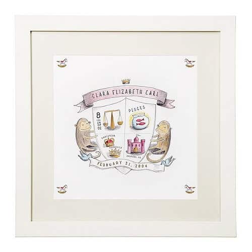 Coat of Arms - Personalized Birth Announcement