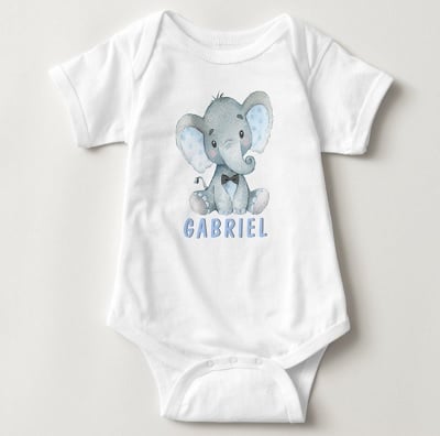 Elephant Baby Onesie
