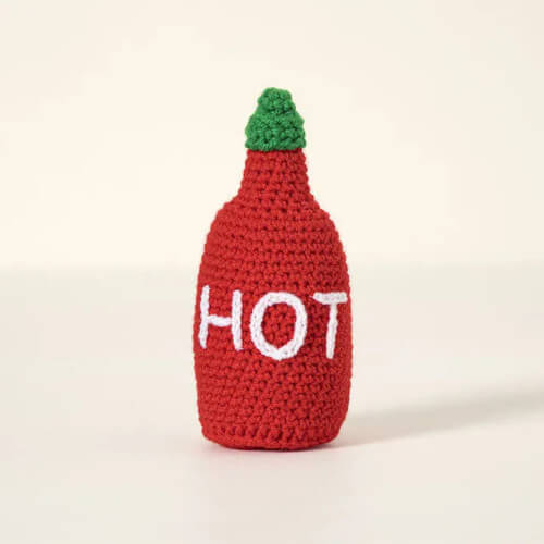 Hot Sauce Bottle Baby Rattle - Funny Gifts for Baby