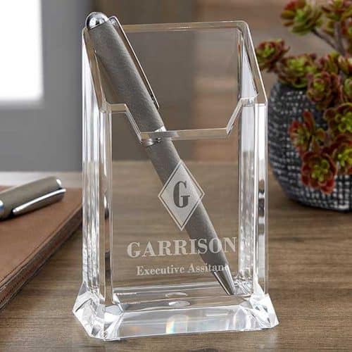 Personalized Acrylic Pen & Pencil Holder