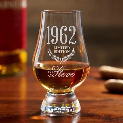 Personalized Birthday Whiskey Glass