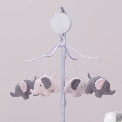 Elephant Musical Baby Crib Mobile
