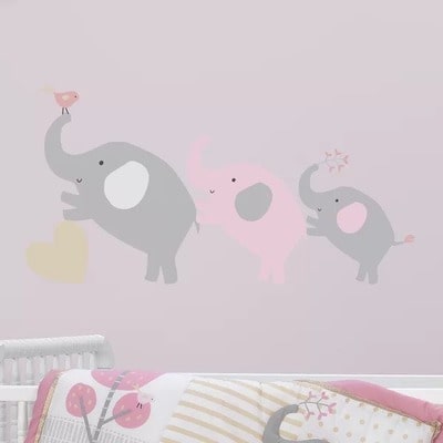 Elephant Nursery Wall Decal