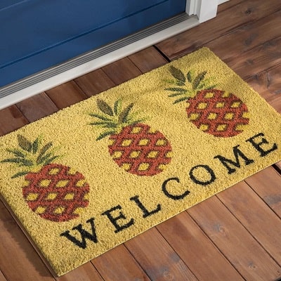 Pineapple Welcome Mat