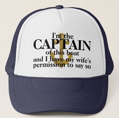 Captain Of This Boat Funny Hat