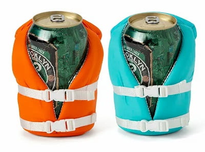 Life Jacket Can Koozie - Gifts for Boaters