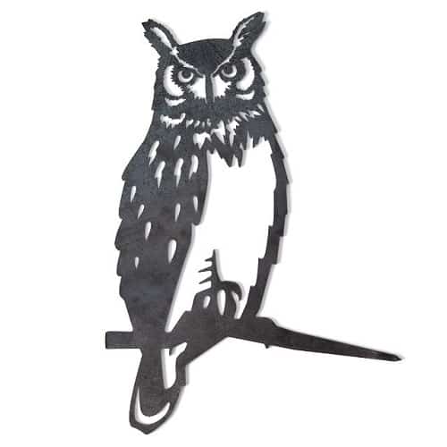 Owl Metal Bird Sculpture