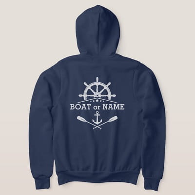 Personalized Nautical Hoodie
