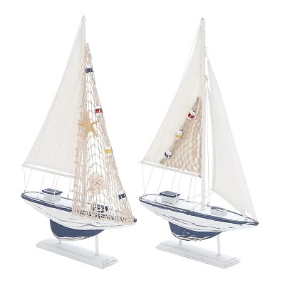 Sailboat Sculptures Set of 2