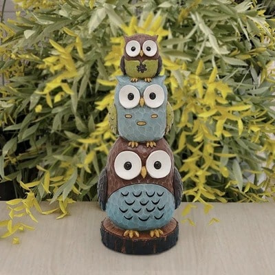 Stacking Owls Statue