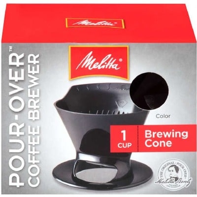 Melitta Pour-Over Filter Cone Coffeemaker
