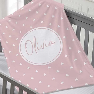 Personalized Baby Girl Fleece Blanket