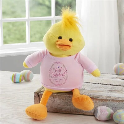 Personalized Quacking Plush Duck