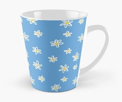 Blue Daisy Mug