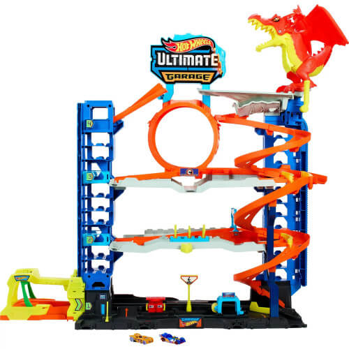 Hot Wheels City Ultimate Garage Playset with 2 Die-Cast Cars - Top Christmas Toys 2023