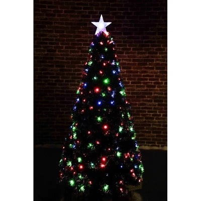 6ft Fiber Optic Tree with Star Topper