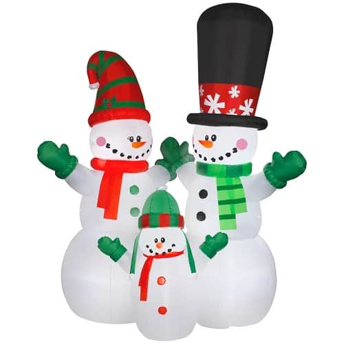 Airblown Snowman & Family Colossal Christmas Inflatable