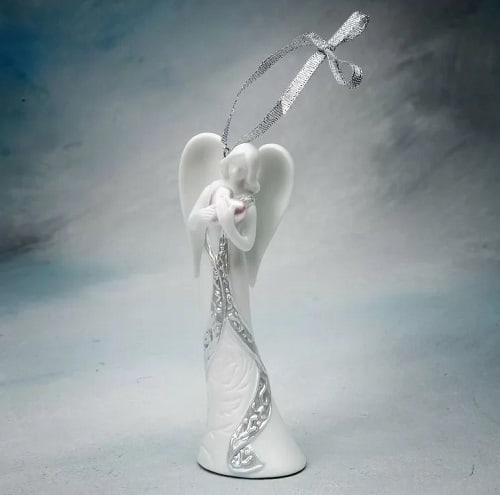 Angel of Love Hanging Porcelain Figurine