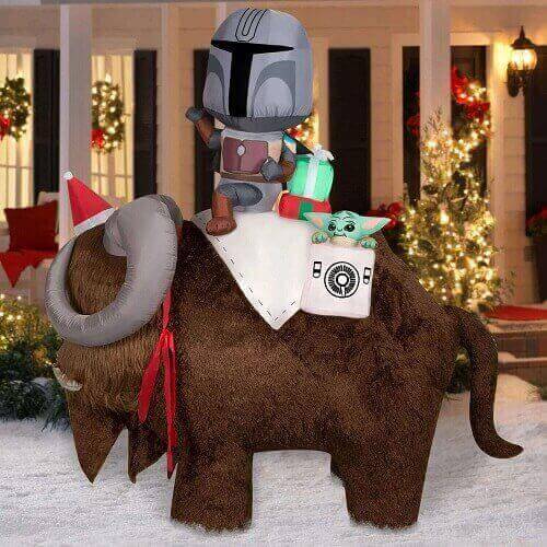 Star Wars Christmas 7 Foot Bantha Inflatable