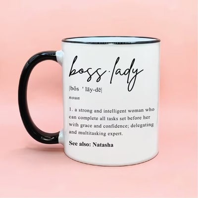 Boss Lady Definition Coffee Mug