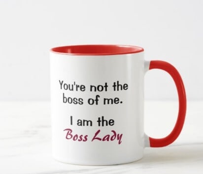 Funny Boss Lady Mug Gift for Her