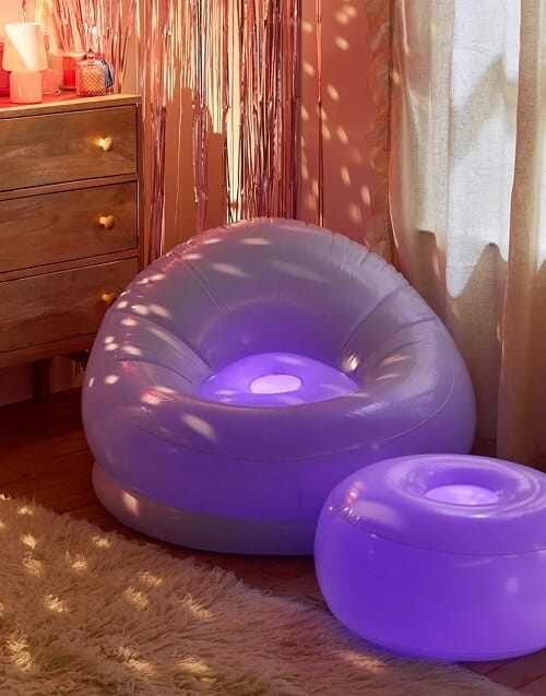 Light-Up LED Inflatable Chair
