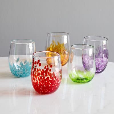 Handmade Birthstone Wine Glass - Birthstone Gifts for Women