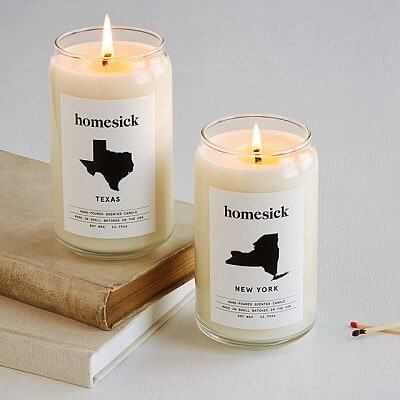 Homesick Candles - Gifts to Cheer Someone Up