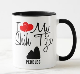 Personalized I Love My Shih Tzu Mug