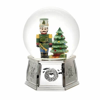Christmas Tree Musical Nutcracker Snow Globe