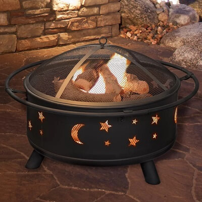 Steel Wood Burning Outdoor Fire Pit