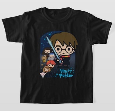 Cartoon Harry Potter Chamber of Secrets T-Shirt