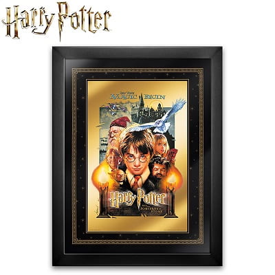 HARRY POTTER 24K Gold Framed Movie Poster