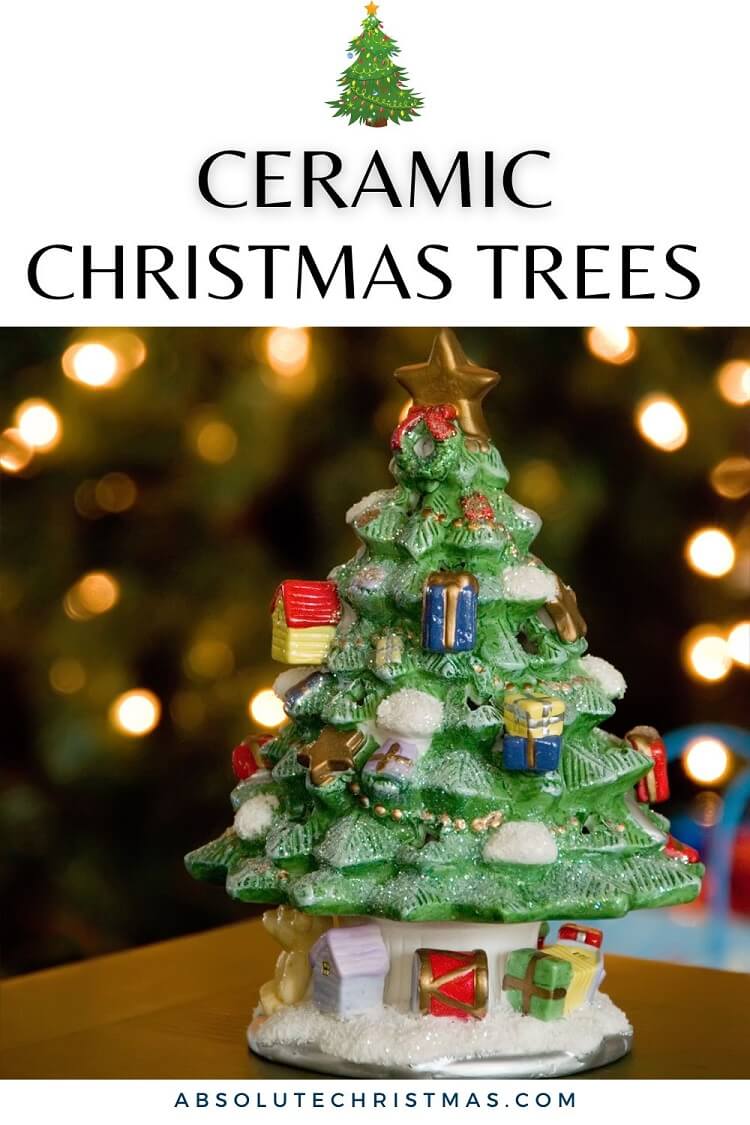 Unique Ceramic Tabletop Christmas Trees