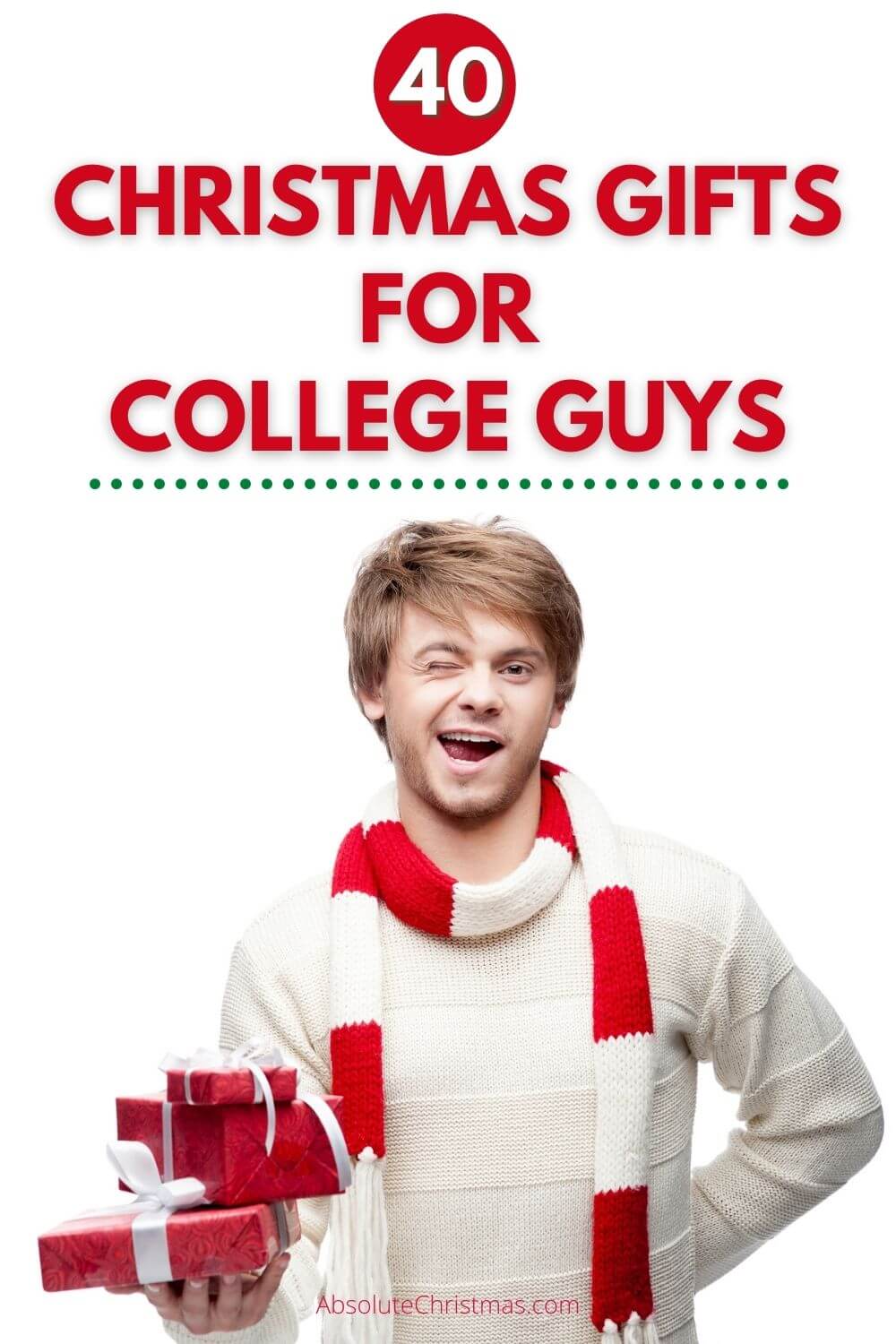 Christmas Gifts For College Guys | Not sure what to buy for your boyfriend, friend, or any college-aged guy you know? Here are 40 awesome Christmas gifts for college guys!