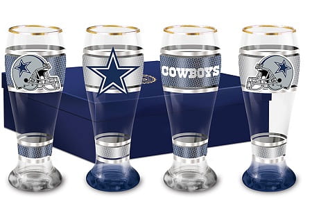 Dallas Cowboys Pilsner Glass Set