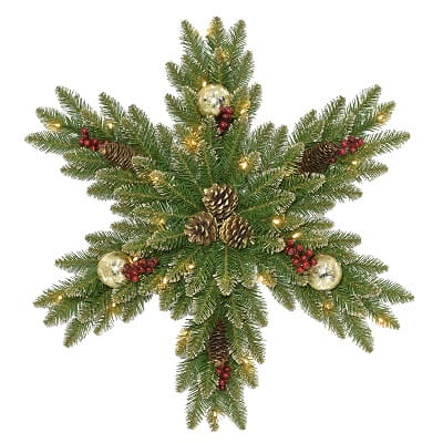 Dunhill Fir Lighted Christmas Wreath