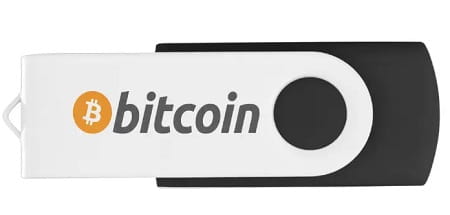 Bitcoin BTC Cryptocurrency USB Flash Drive