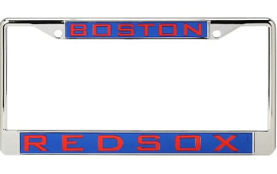 Boston Red Sox Metal License Plate Frame