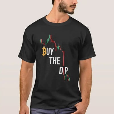 Buy The Dip - Bitcoin Cryptocurrency T-Shirt