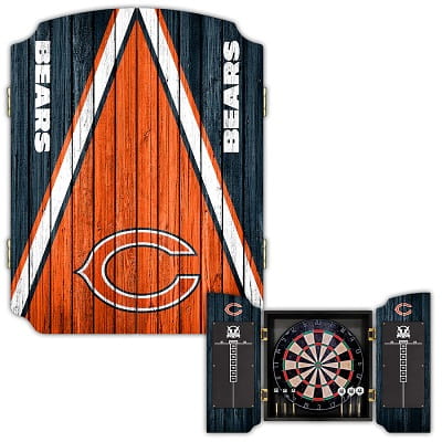 Chicago Bears Dartboard Cabinet