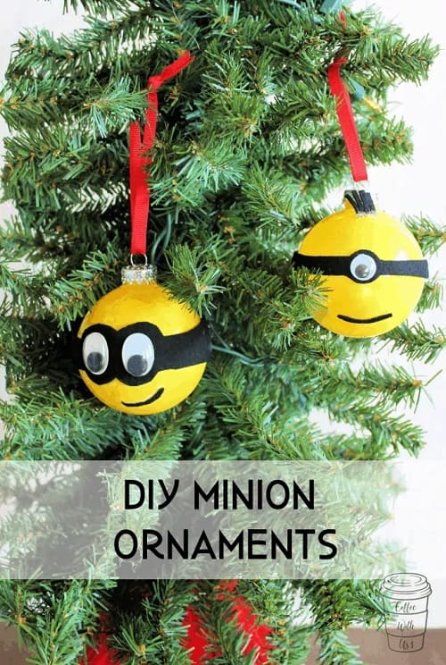 DIY Minion Ornaments