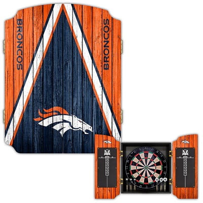 Denver Broncos Dartboard Cabinet