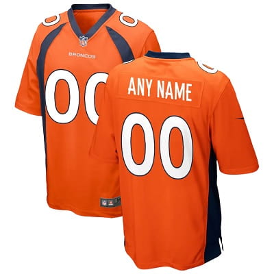 Denver Broncos Nike Personalized Game Jersey